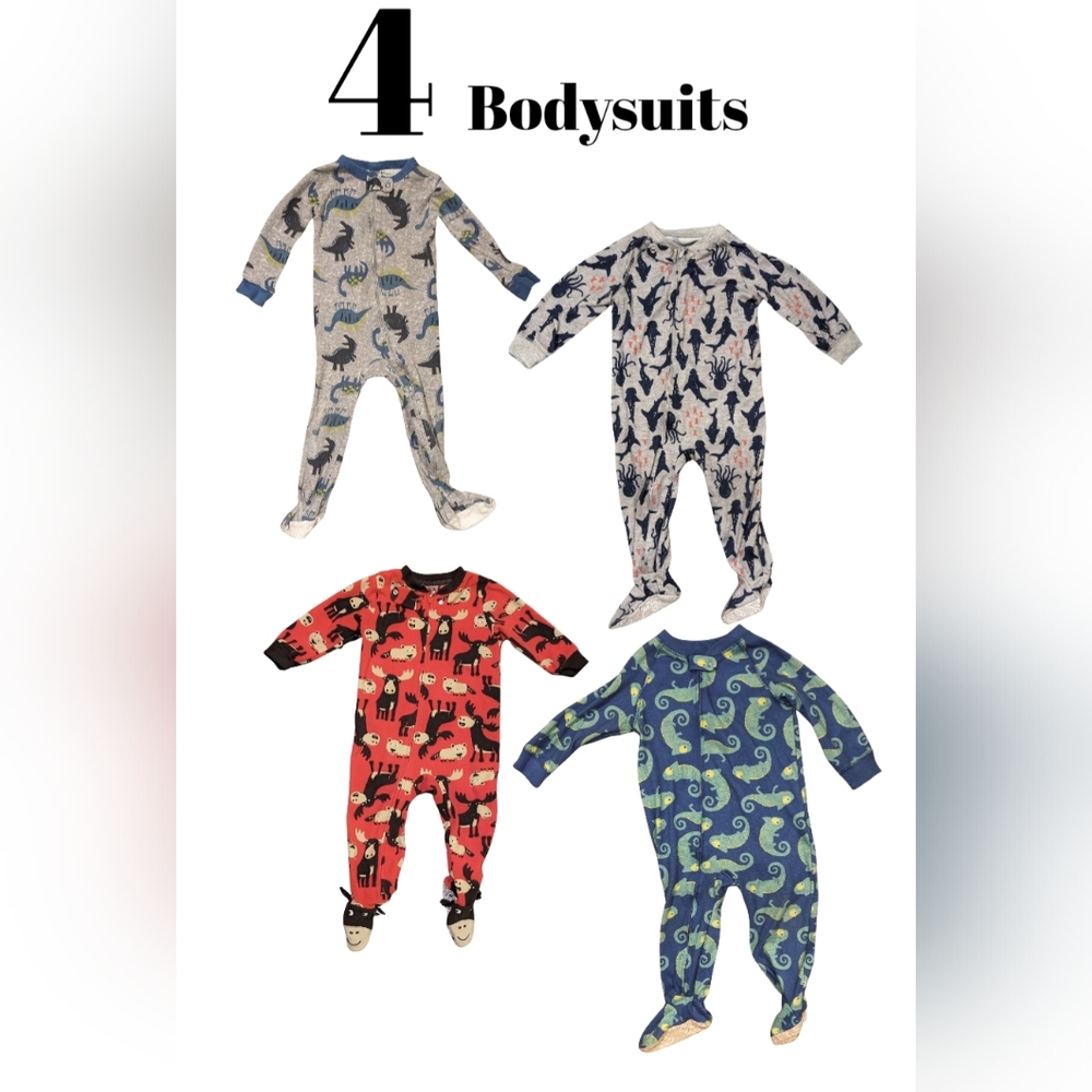 Boy Bundle Sleepers 4 Piece     Item #4